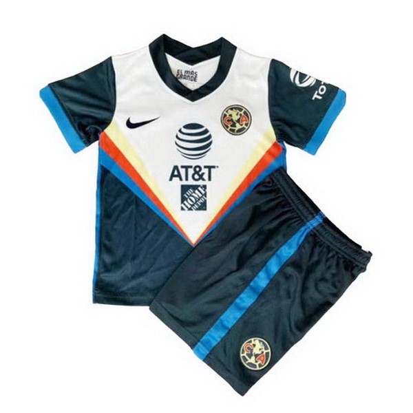 Camiseta Club América 2ª Kit Niños 2020 2021 Blanco